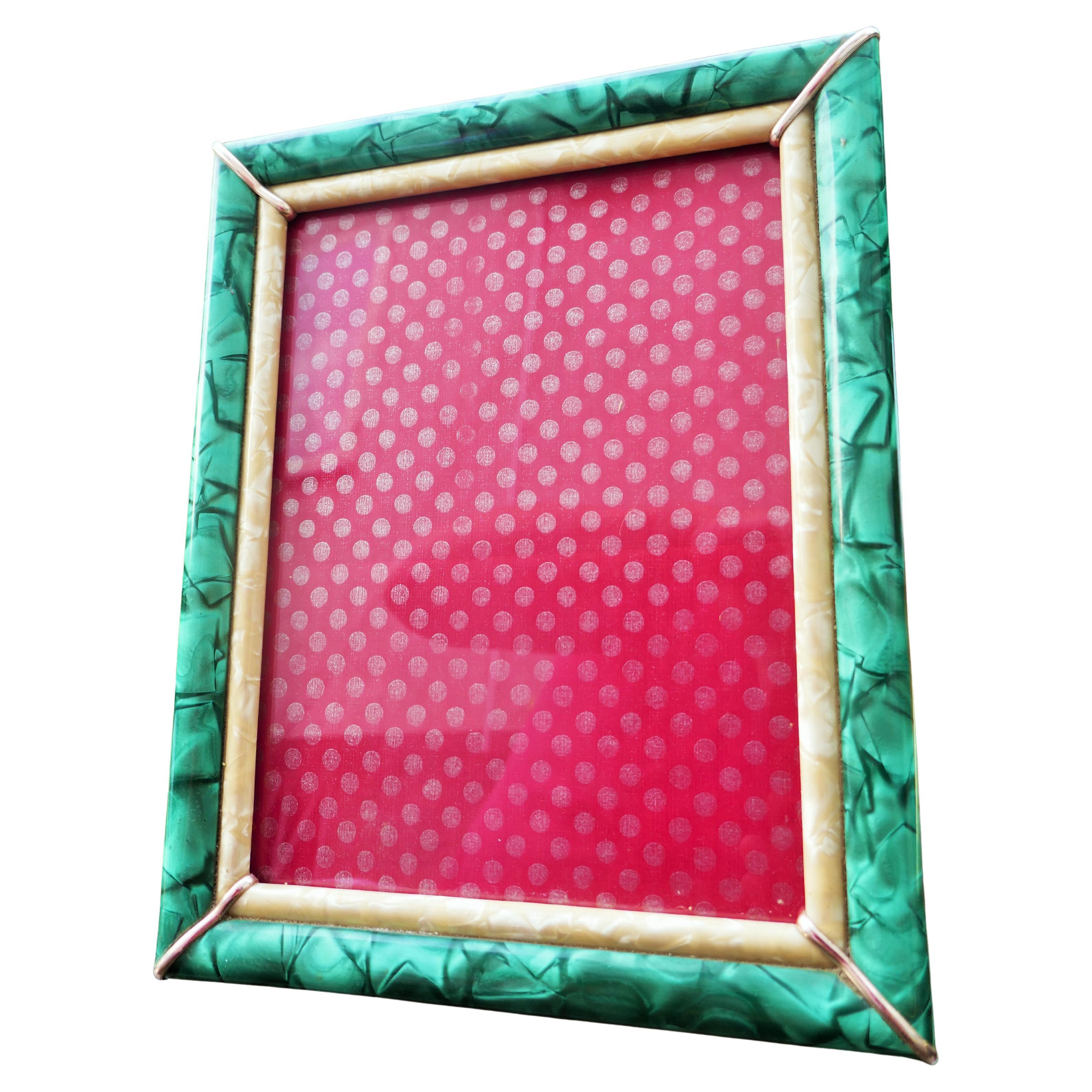 Bakelite or early plastic photo frame by Giulio Natta. en venta