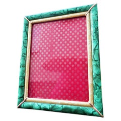 Bakelite or early plastic photo frame by Giulio Natta.