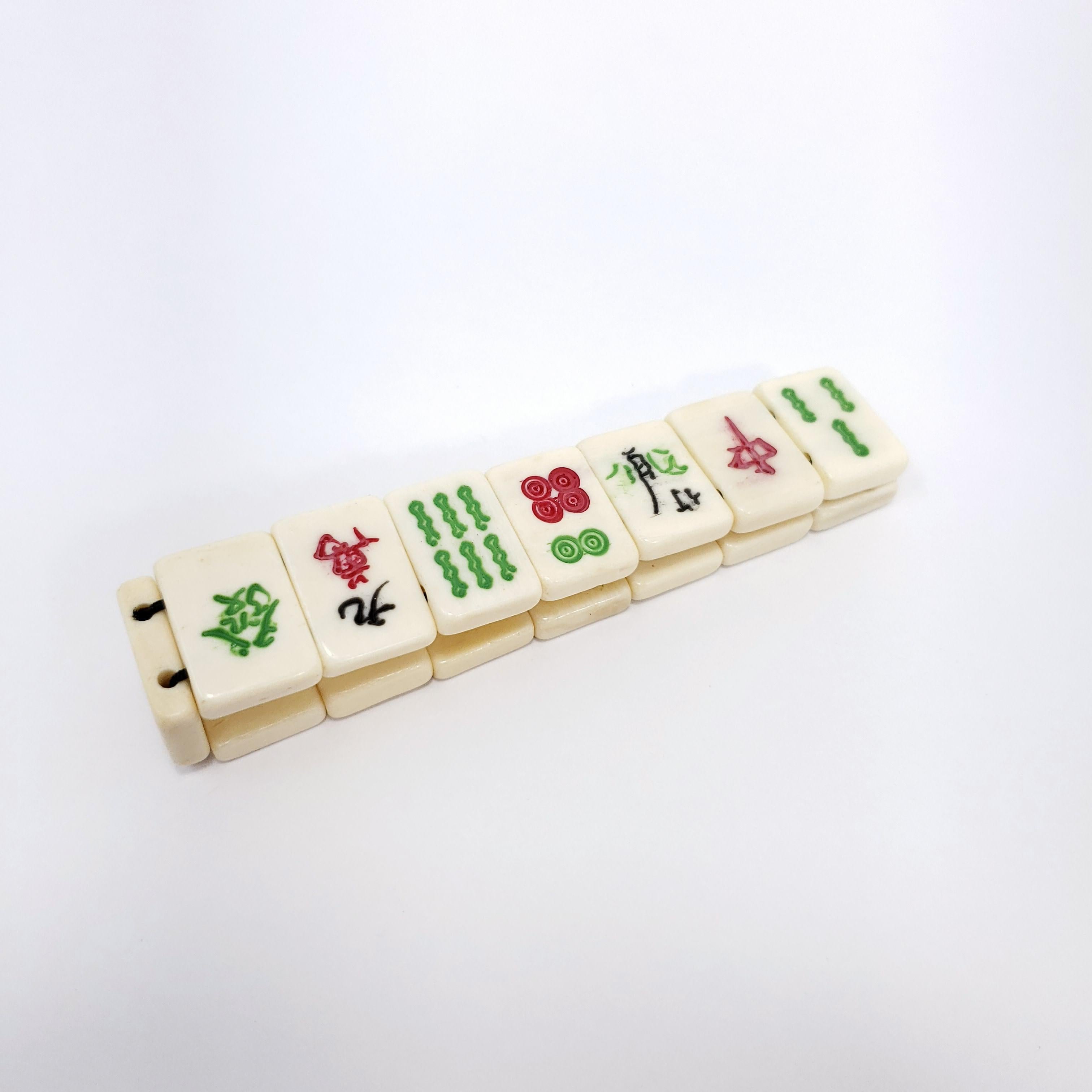 mahjong tile bracelet