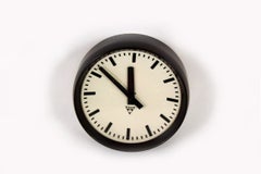 Bakelite Railway Clock from Pragotron, 1950s