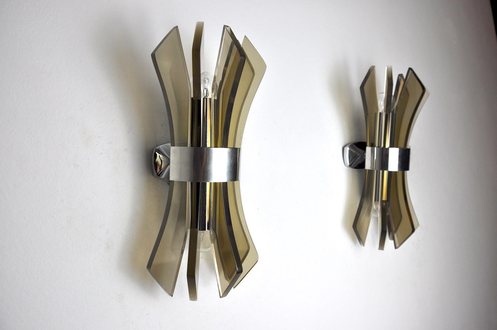 Italian Bakelite Sconces from Veca, Italy, 1970s, Set of 2 For Sale