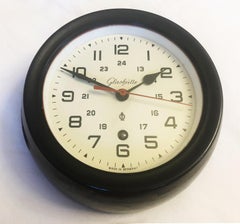 Bakelit Schiff Wanduhr von Glashütte