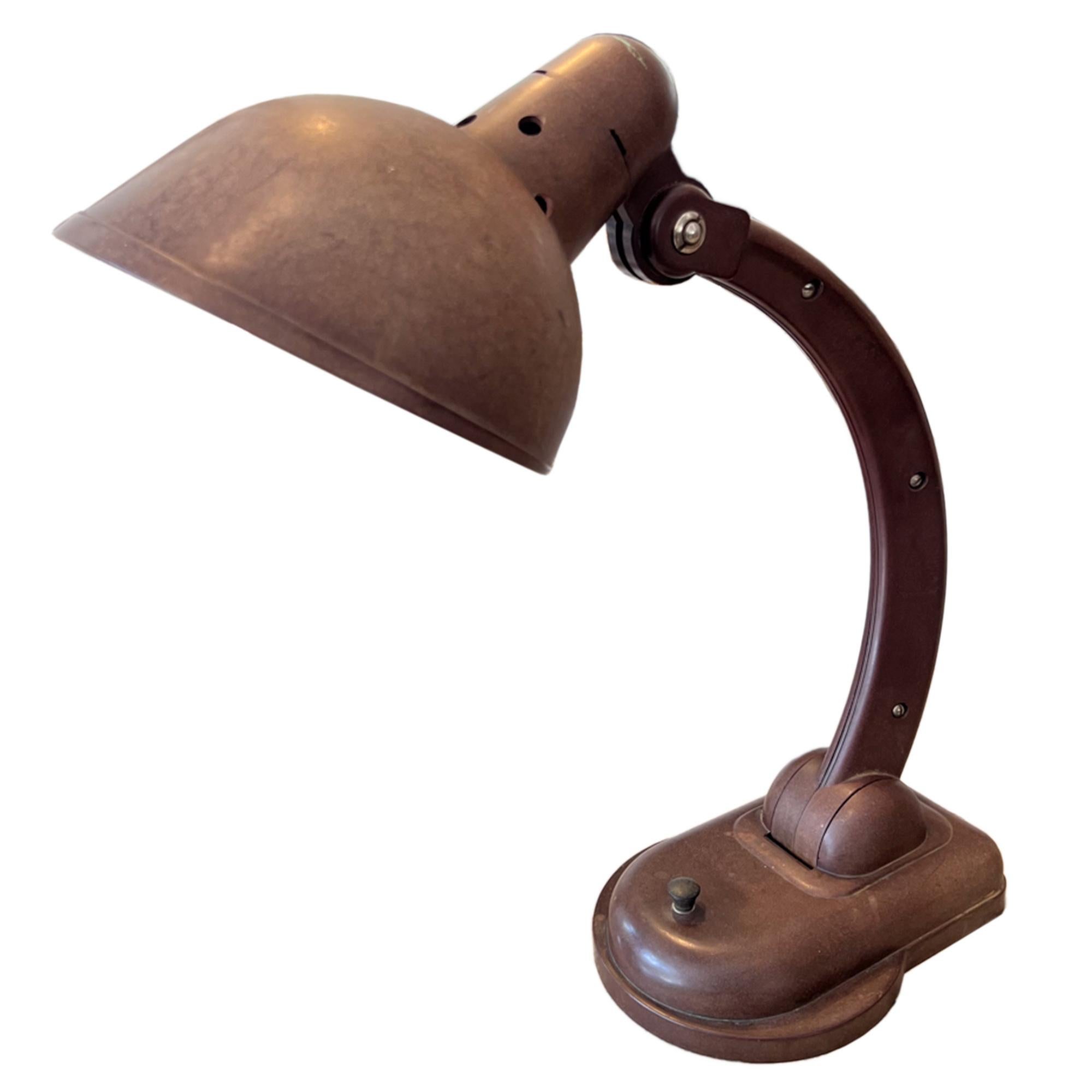 German Bakelite 'Sigma' 1930s Desk Lamp by Christian Dell For Sale