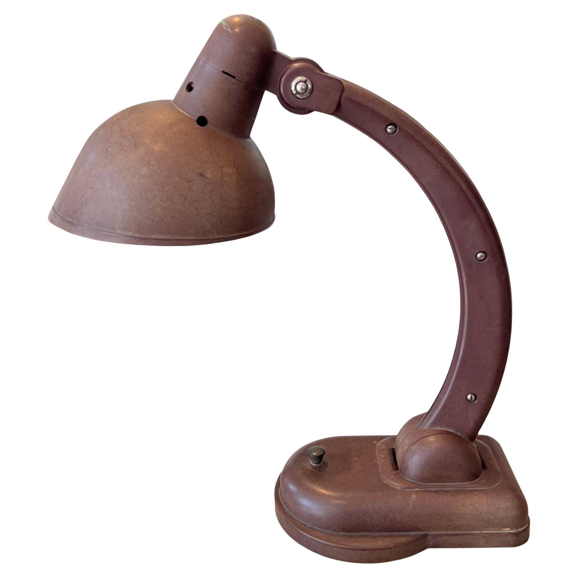 Bakelite 'Sigma' 1930s Desk Lamp by Christian Dell