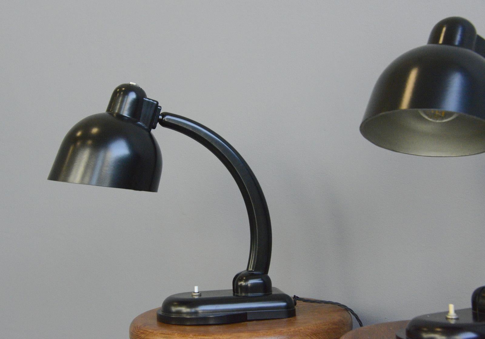 Mid-20th Century Bakelite Table Lamps, circa 1940s