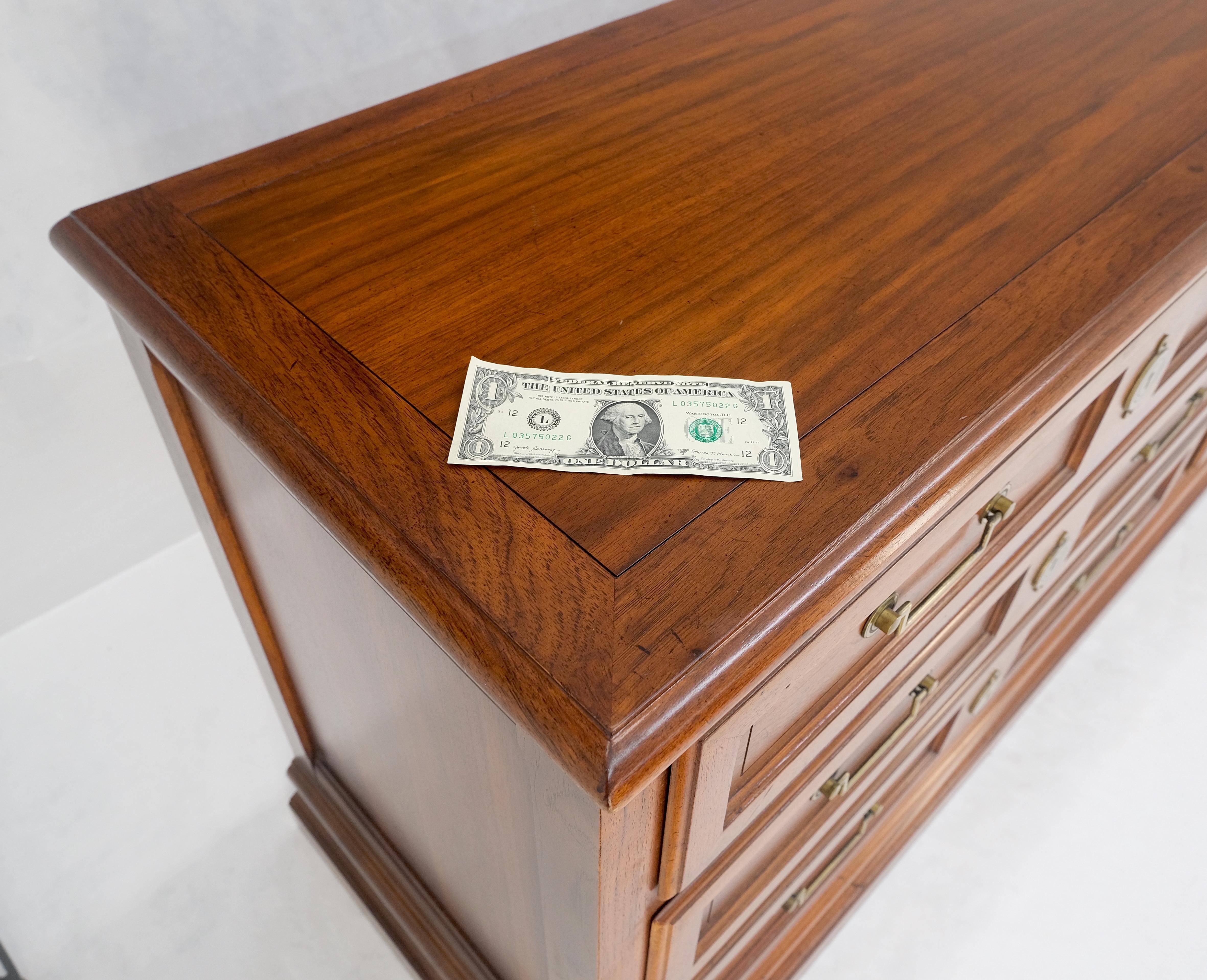Baker 10' Extra !Long! 9 Cassetti Campaigner Directoire Stile Credenza Cassettone MINT in vendita 6