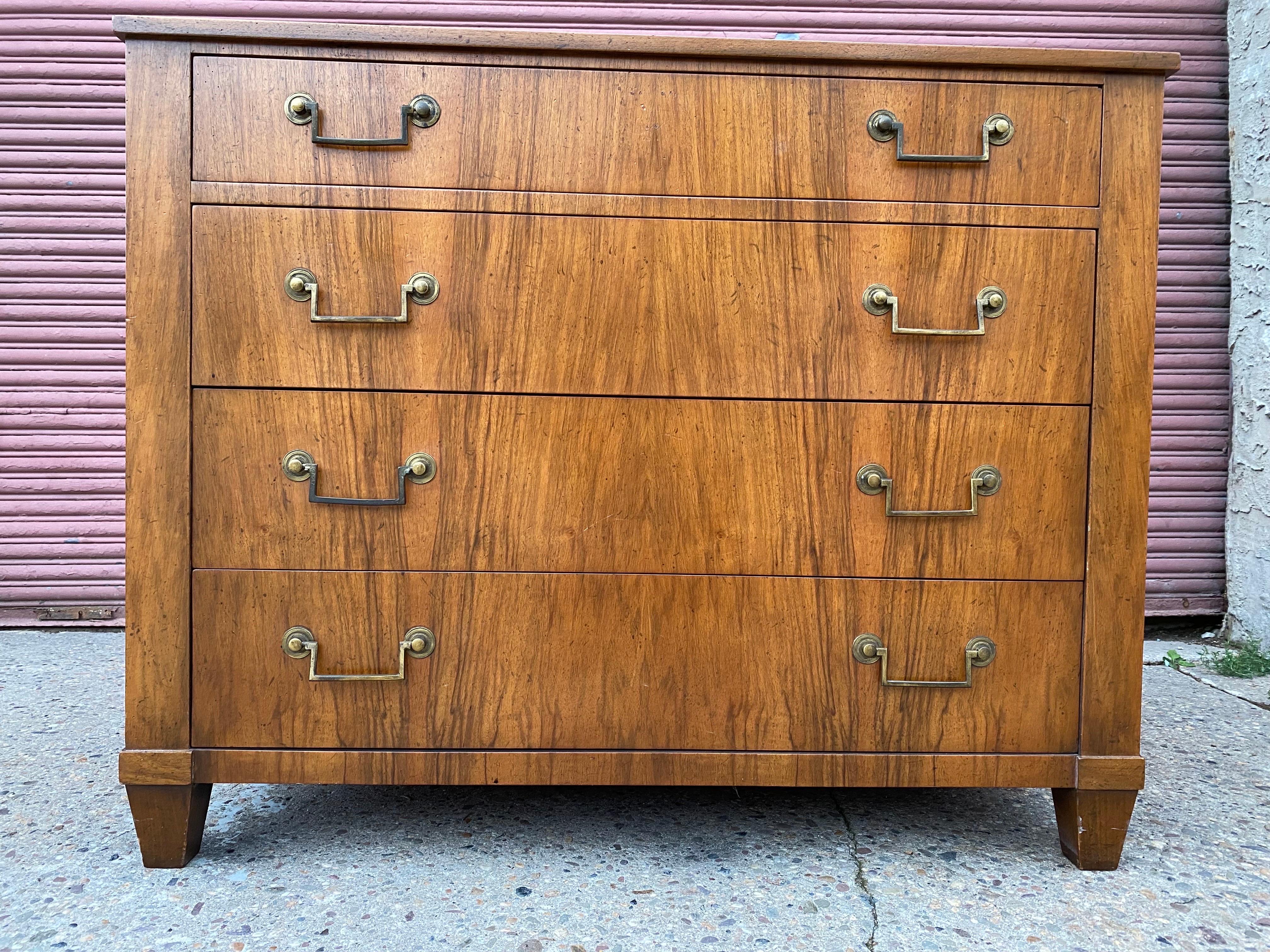 Hollywood Regency Baker 4 Drawer Dresser