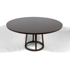 Baker 60" Oak Pedestal Dining Table