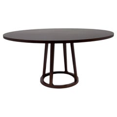 Baker 60" Oak Pedestal Dining Table