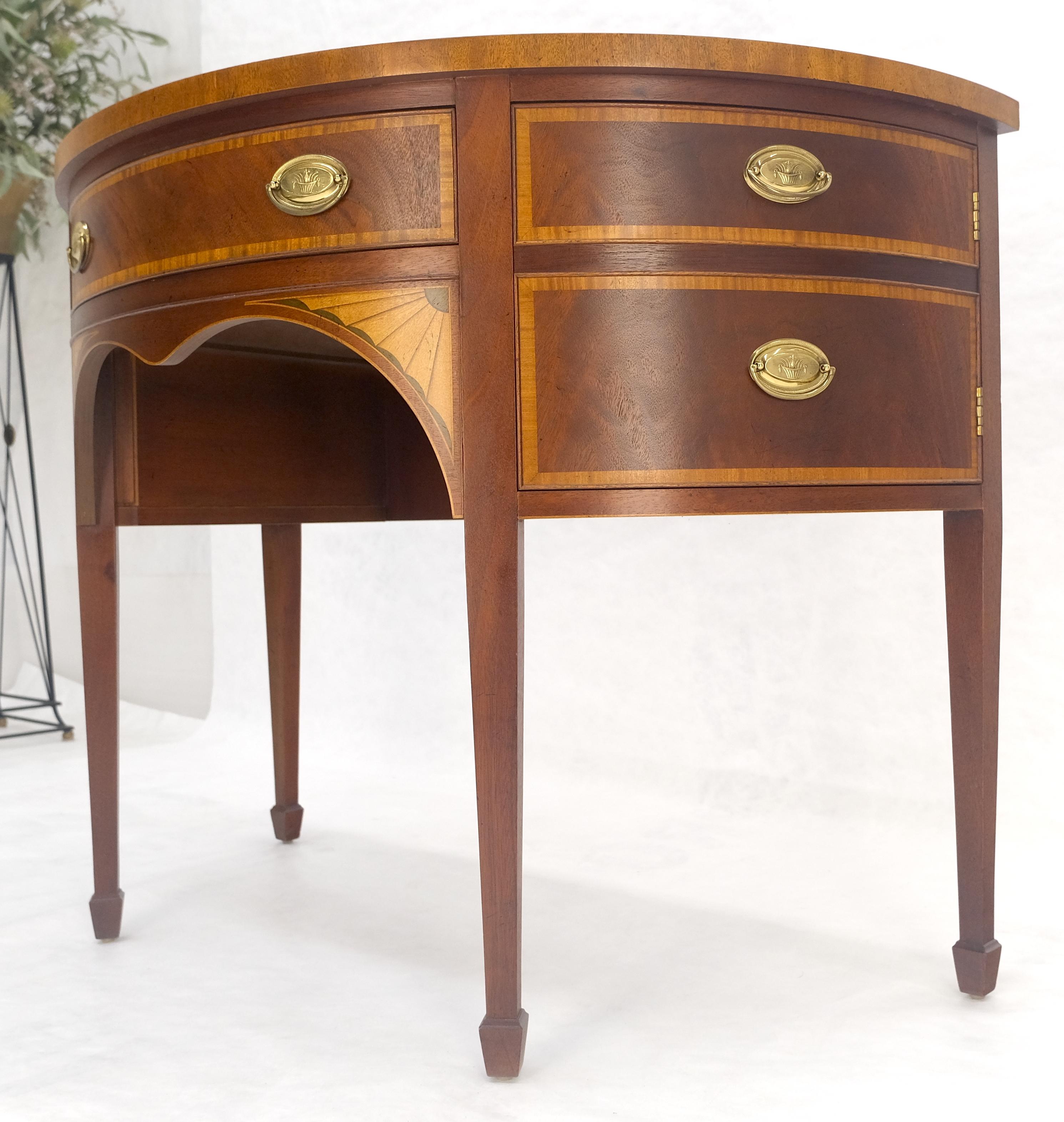 Credenza Feder Baker a fasce intarsiate Demi Lune MINT! in vendita 7