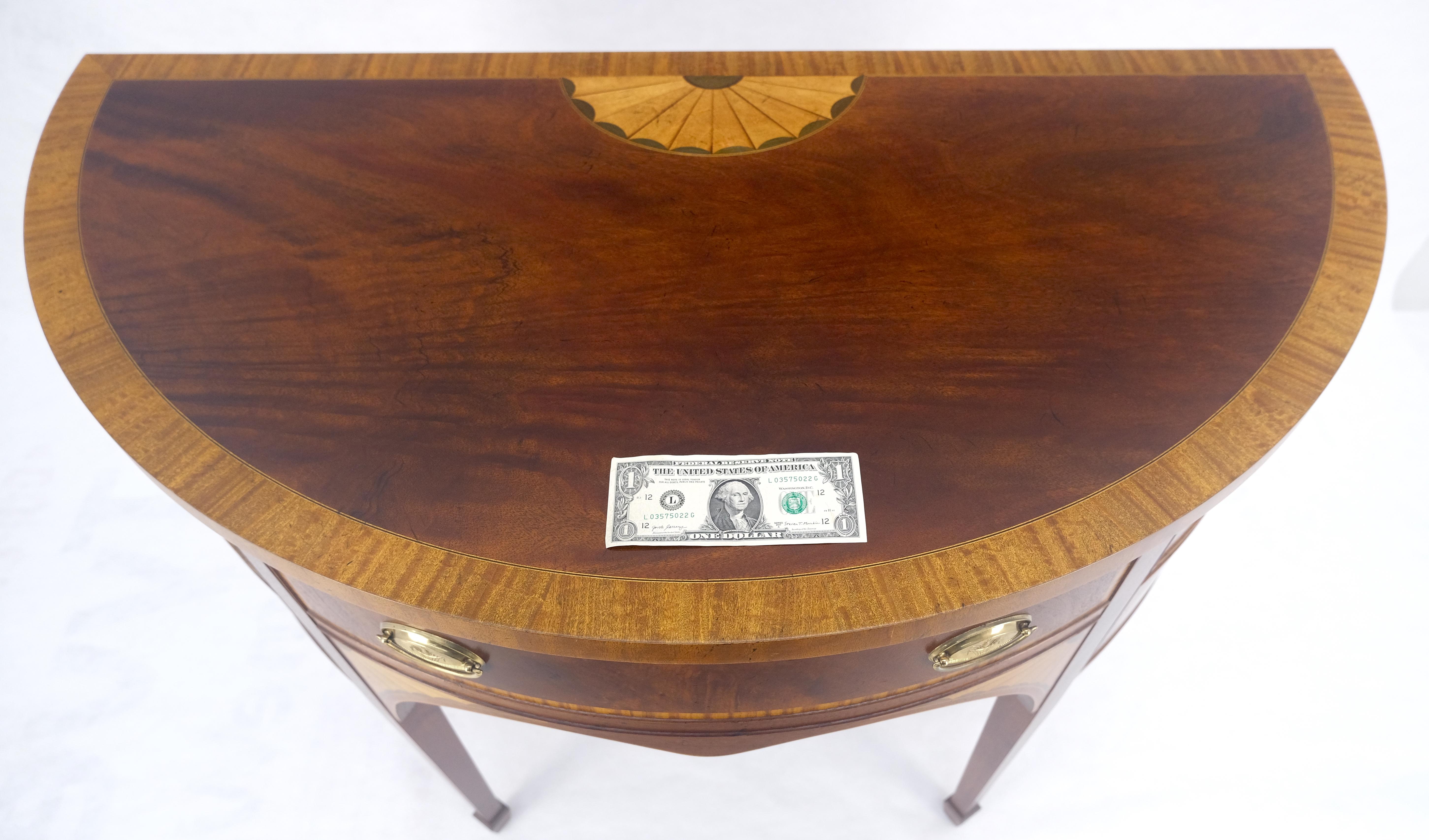 Credenza Feder Baker a fasce intarsiate Demi Lune MINT! in vendita 9