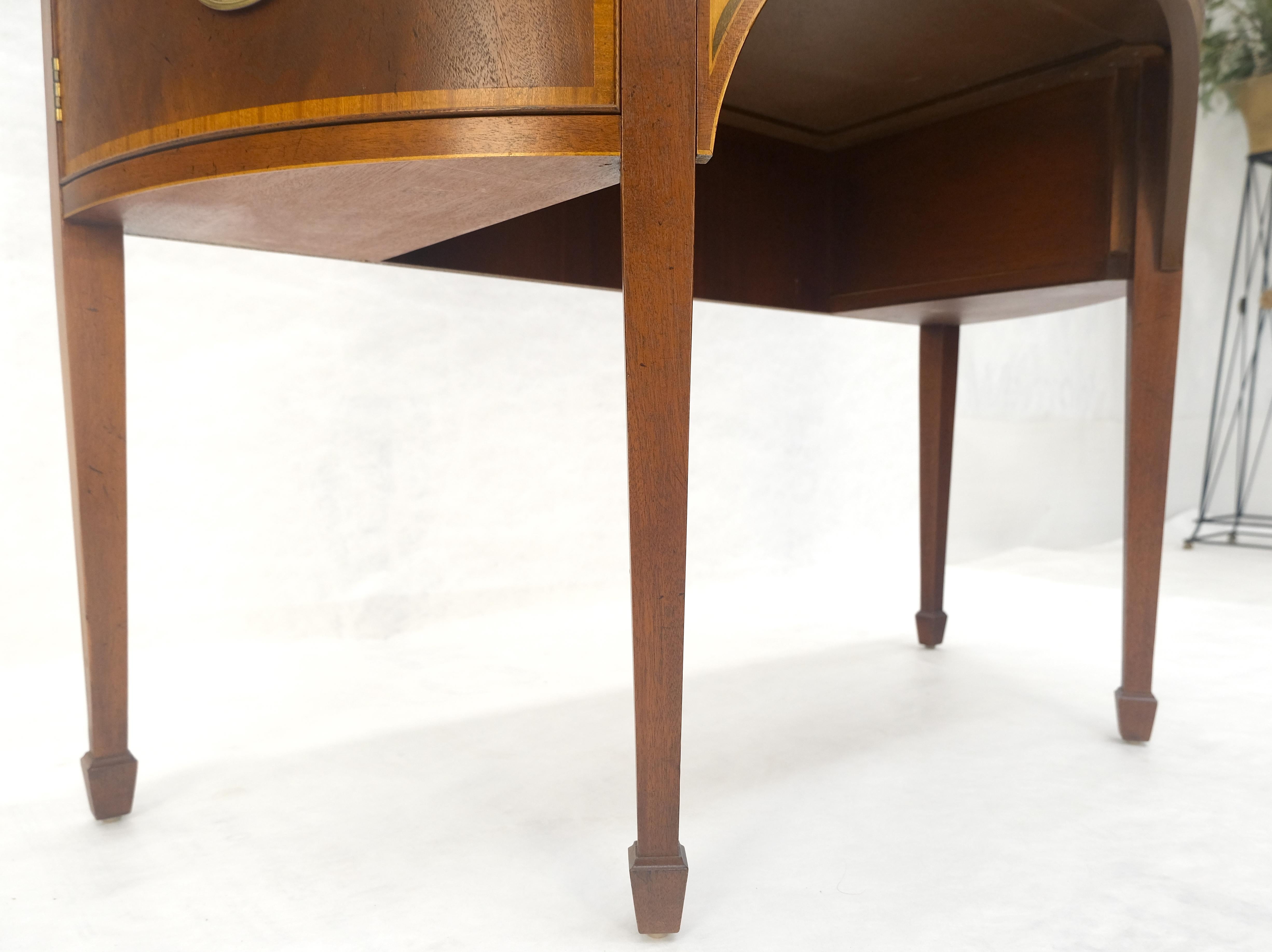 Credenza Feder Baker a fasce intarsiate Demi Lune MINT! in vendita 11