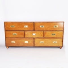 Baker Campaign Style Chest of Drawers