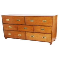 Baker Campaign Style Chest of Drawers 