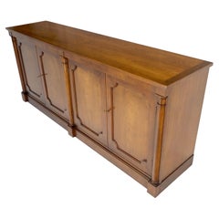 Baker Cherry 4 Raised Panel Doors Biedermeier Style Long Sideboard Credenza MINT