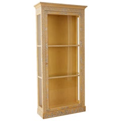 Baker Chinoiserie Painted Bookcase or Display Cabinet