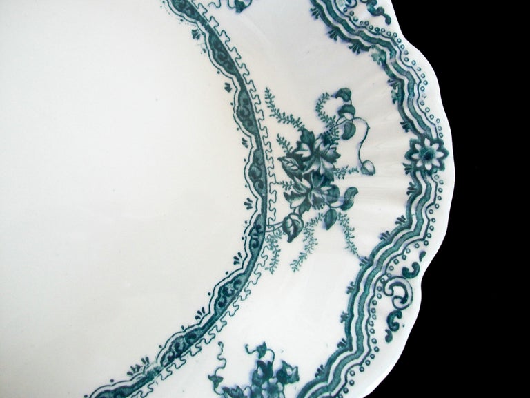 Baker and Co. Ltd, Antique Blue Transfer Decorated Platter, U.K, circa