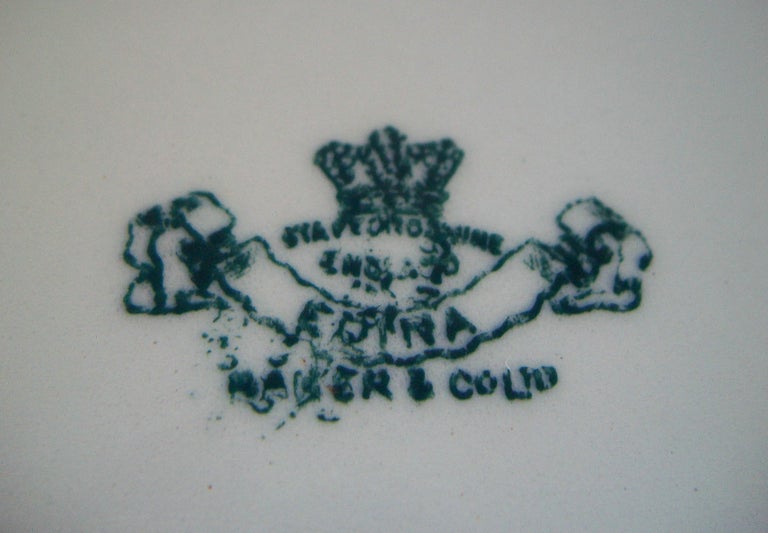 Baker and Co. Ltd, Antique Blue Transfer Decorated Platter, U.K, circa
