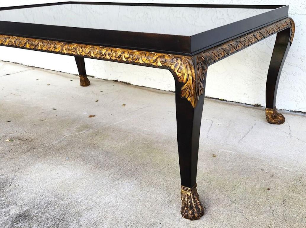 Baker Coffee Cocktail Table Stately Homes Collection In Good Condition For Sale In Lake Worth, FL