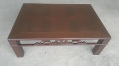 Baker Coffee Table Asian Inspired Detail