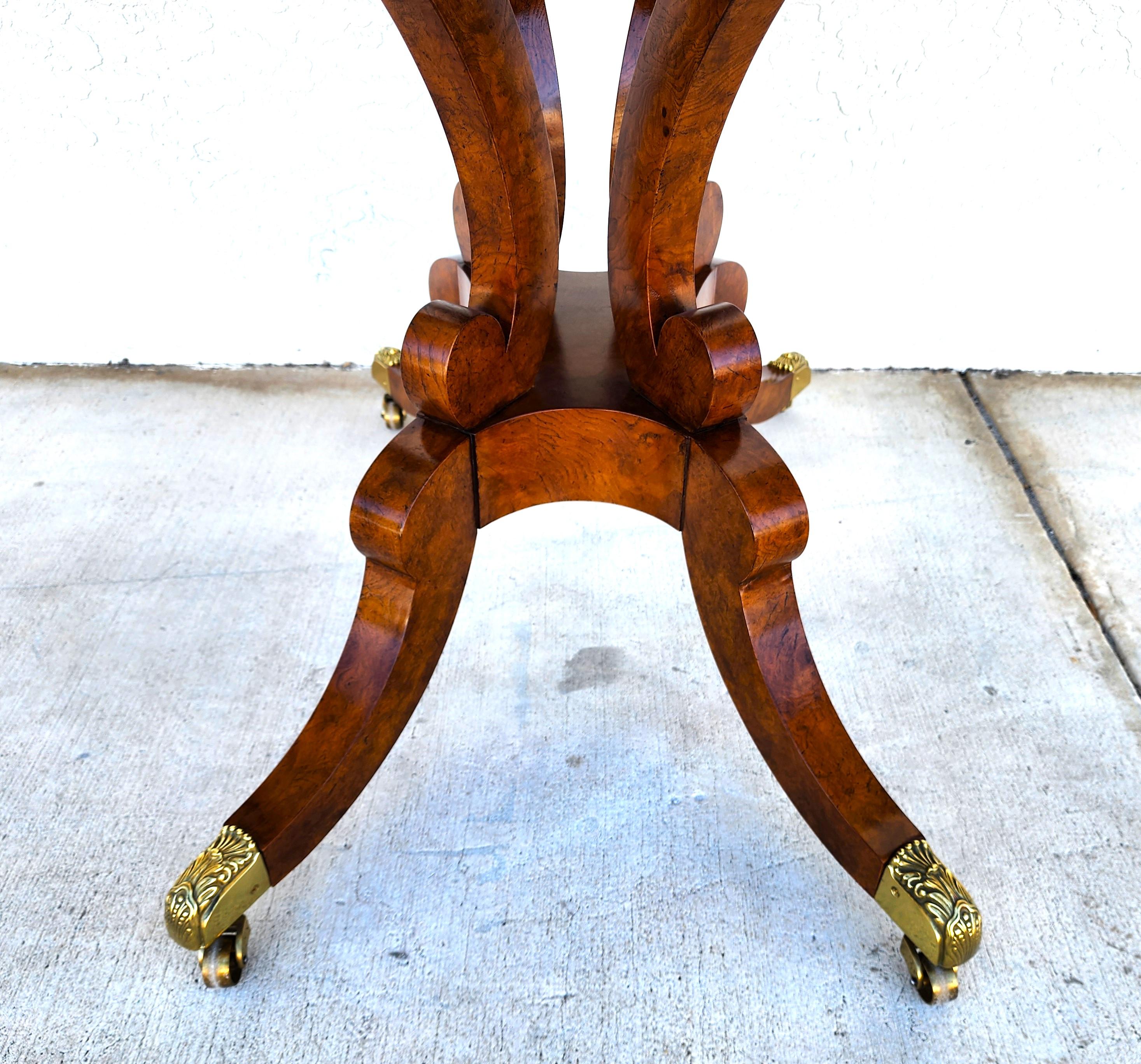 Baker Console To Game Table Flip Top Convertible 5