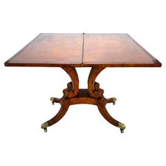 Baker Console To Game Table Flip Top Convertible
