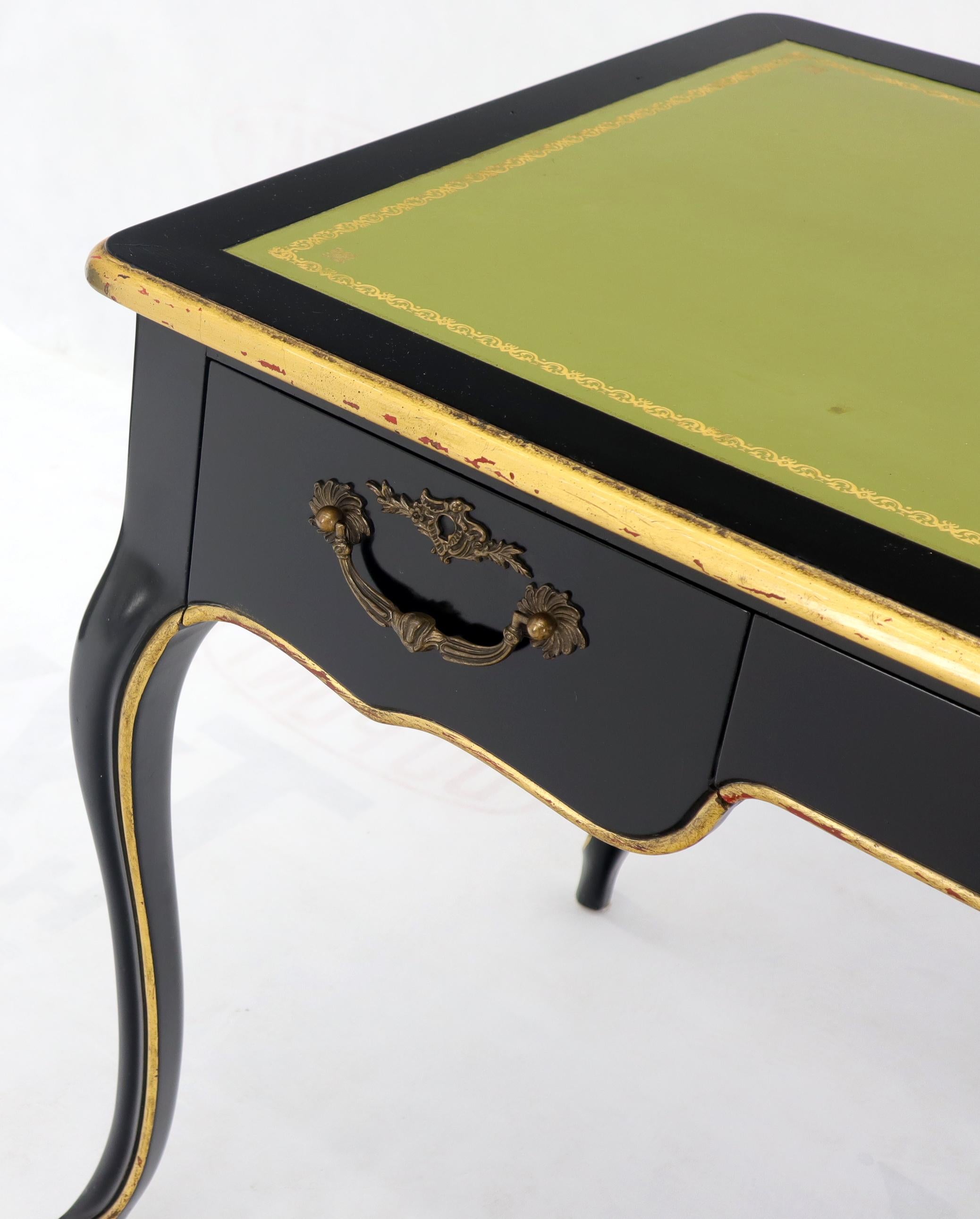 black lacquer furniture with gold trim