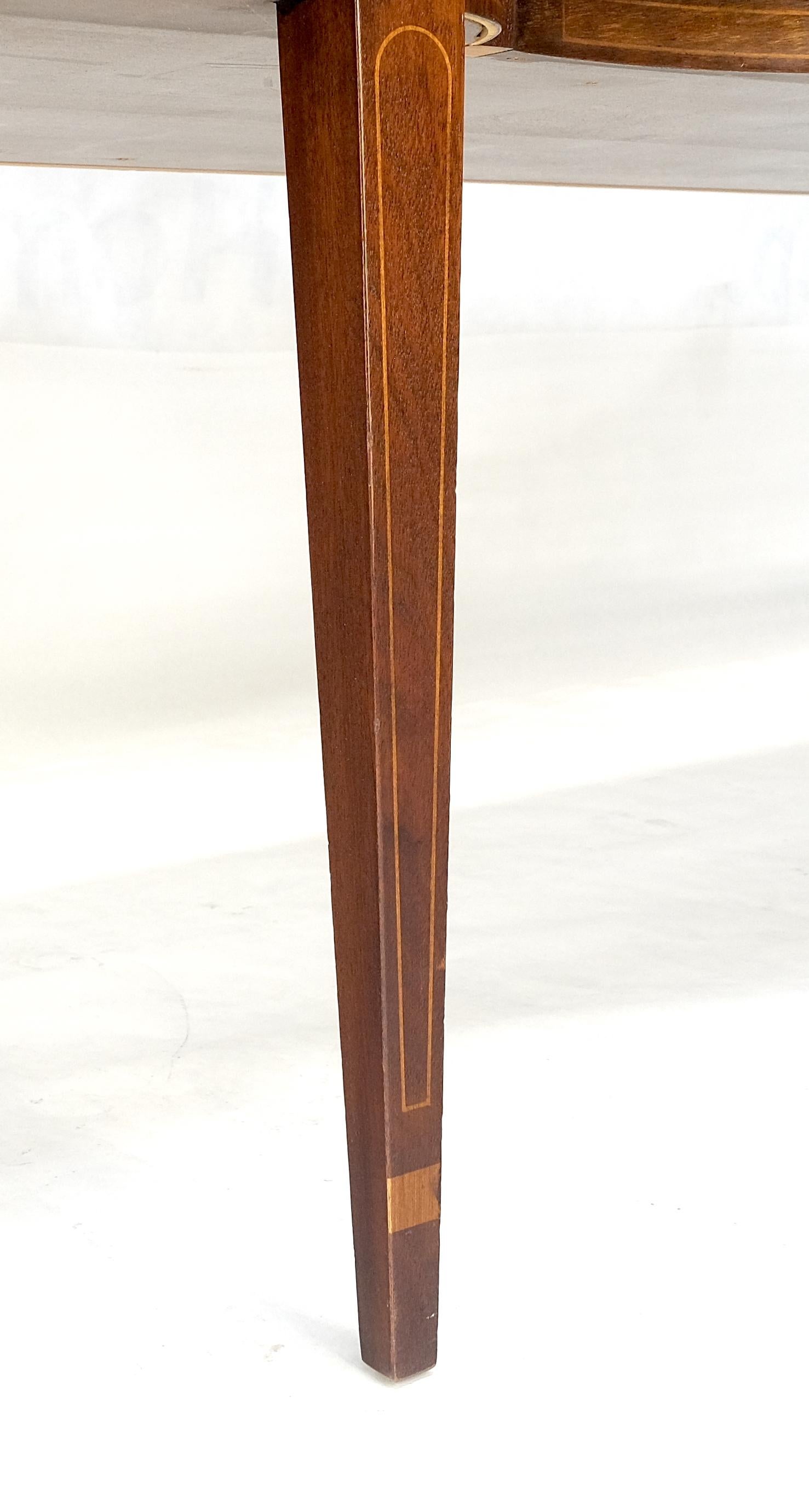Baker Crotch Mahogany Serpentine Front Federal Sideboard Credenza Cabinet MINT For Sale 8