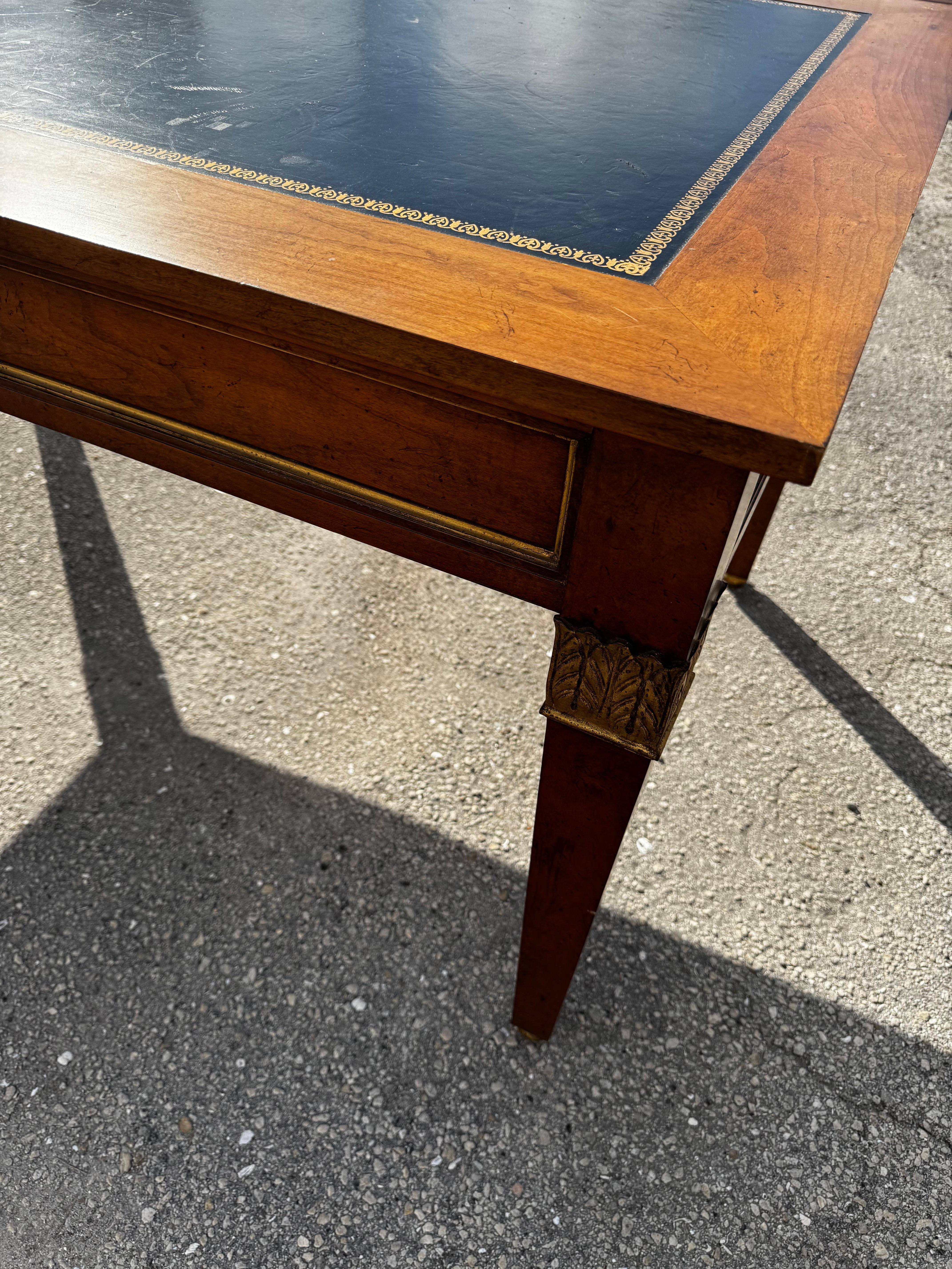 Hollywood Regency Baker Desk For Sale