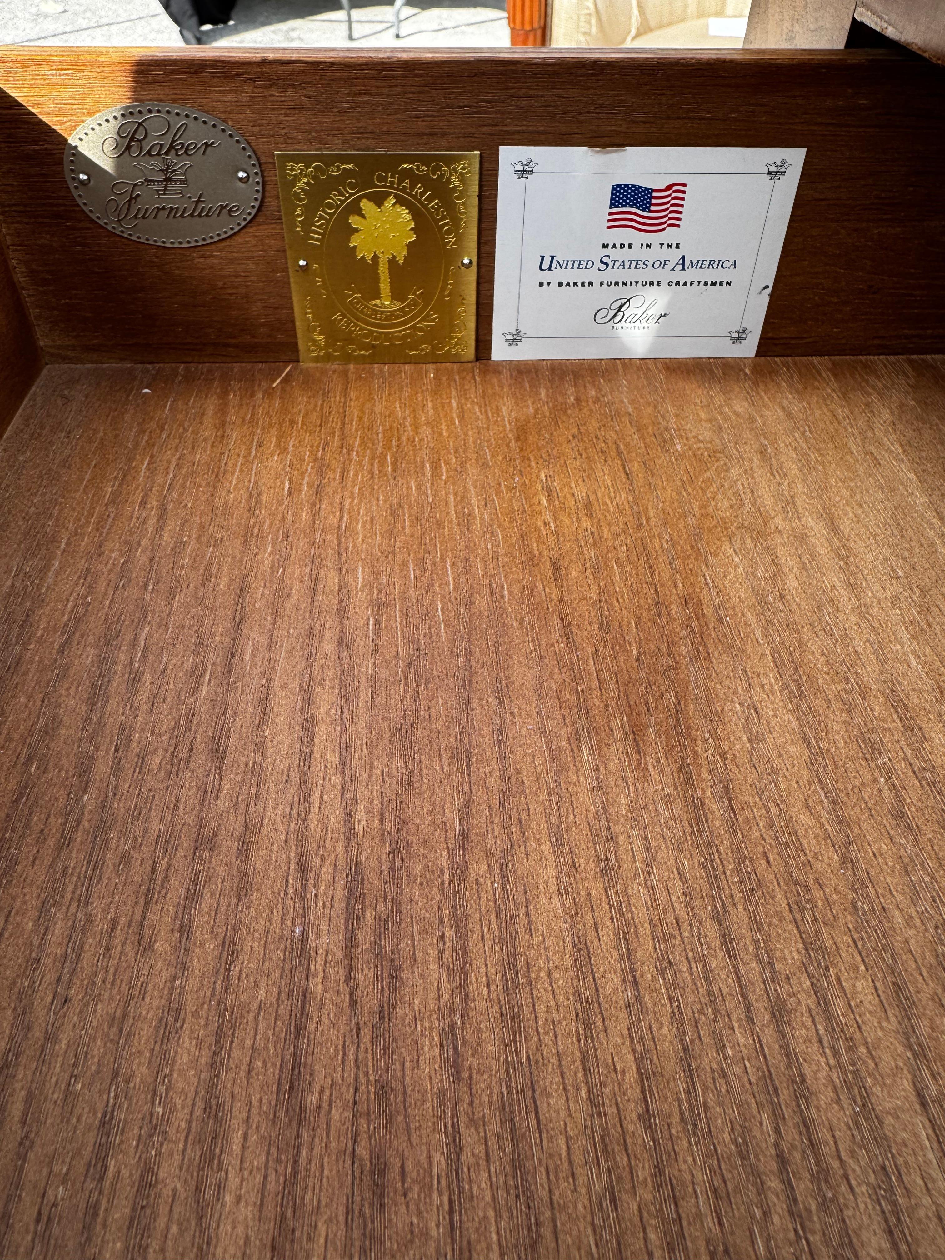 Late 20th Century Baker Desk For Sale