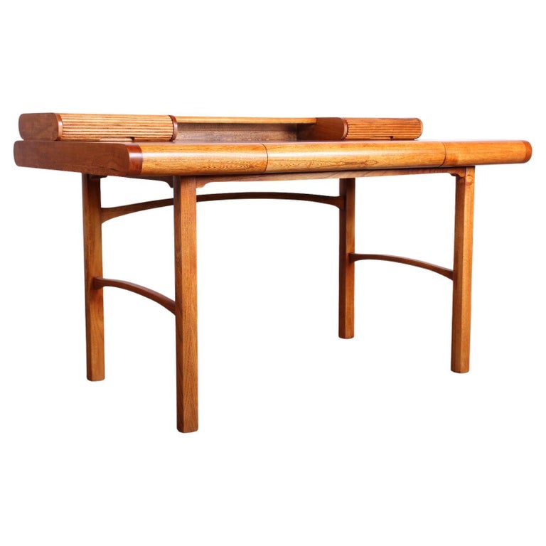 Baker Desk in Oak and Walnut at 1stDibs