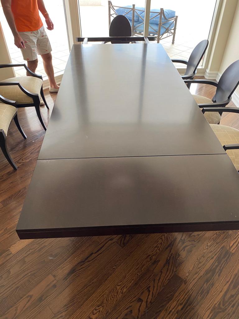 Baker Barbara Barry style Dining Table & 10 Armchairs  2