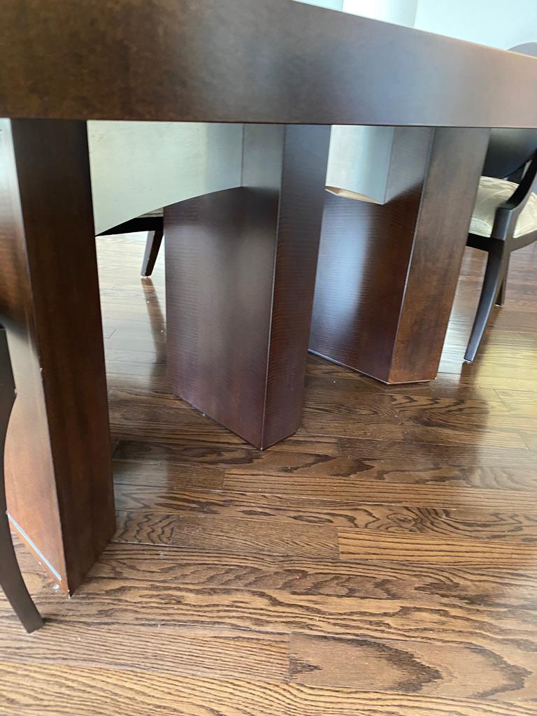Machine-Made Baker Barbara Barry style Dining Table & 10 Armchairs 
