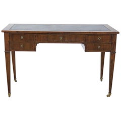 Baker Directoire Style Leather Top Writing Desk