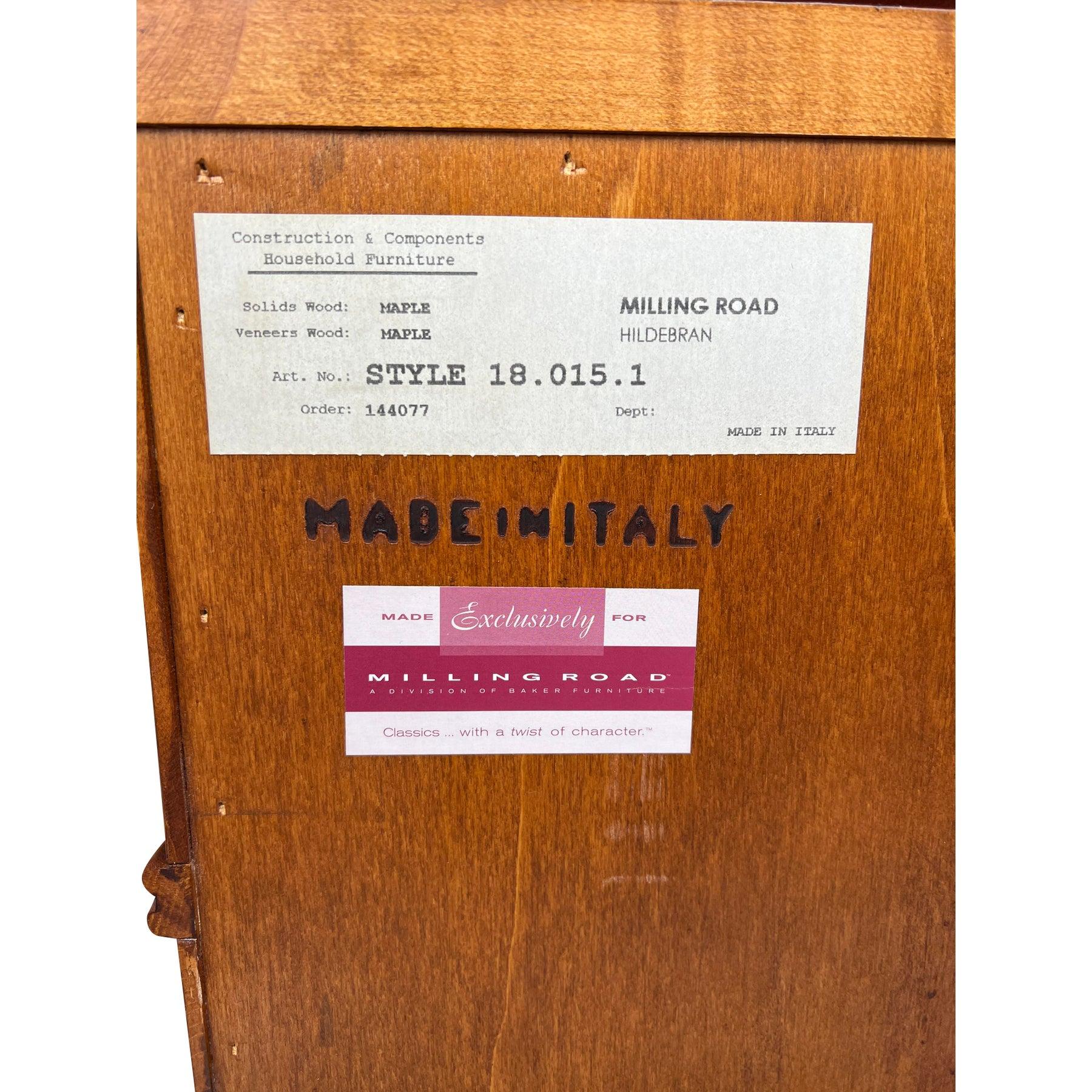 Baker Kommodenschrank, hergestellt in Italien für Milling Road im Angebot 5