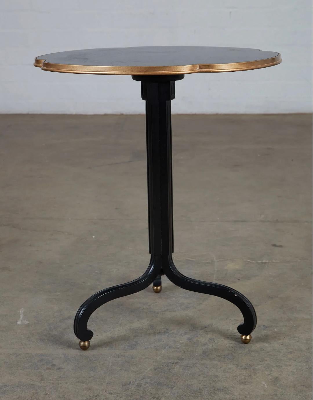 American Baker Ebonized Occasional Table For Sale