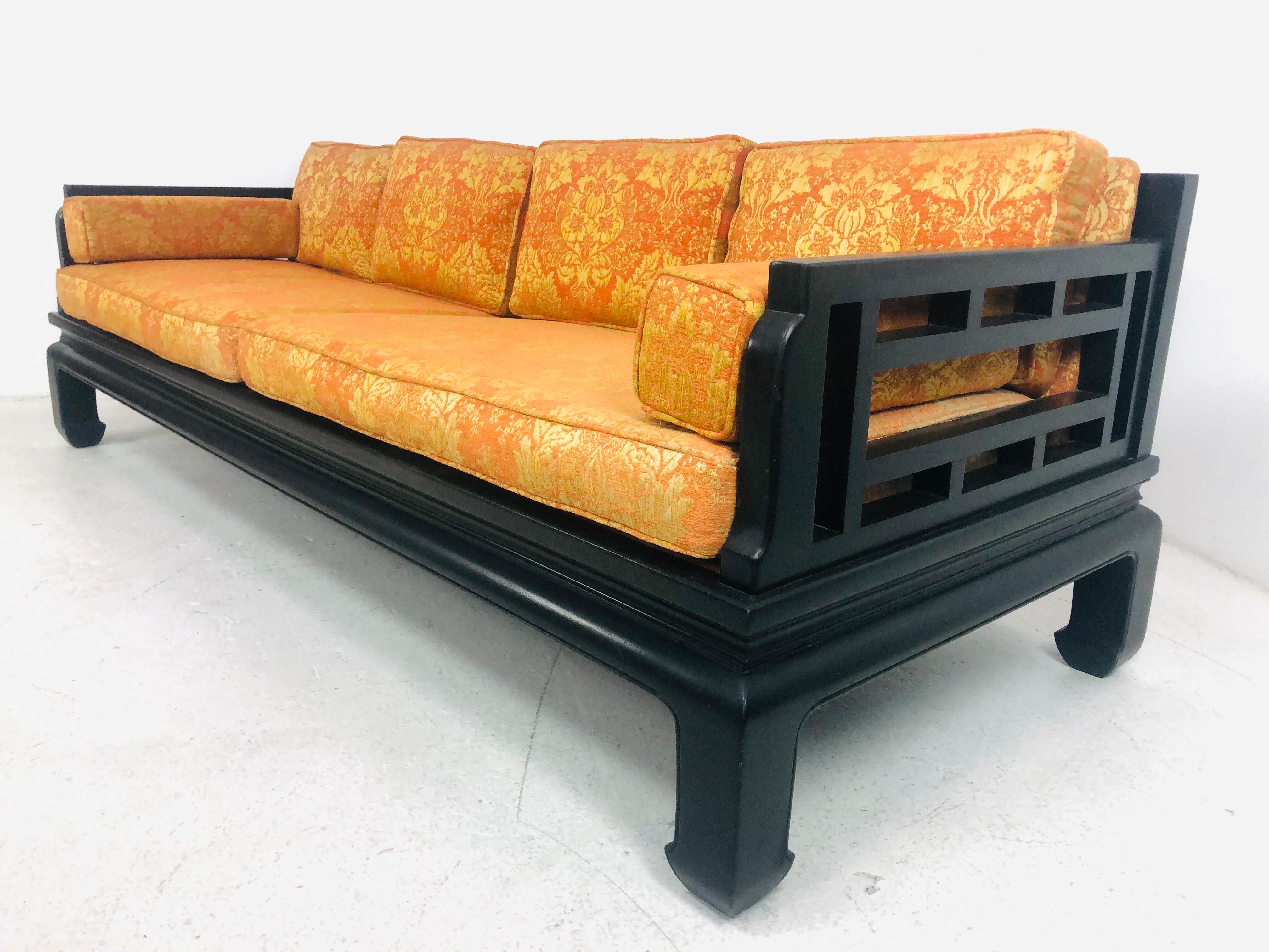 Silk Baker Ebonized Ming Sofa