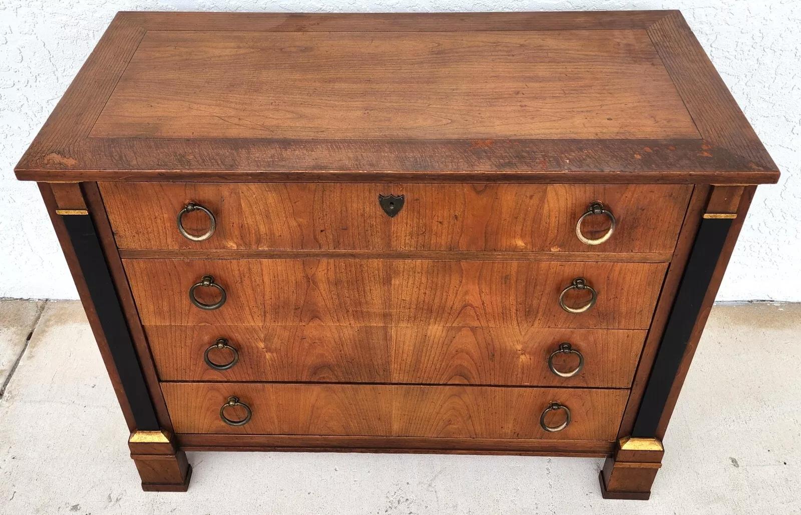 Baker Empire Chest of Drawers In Good Condition For Sale In Lake Worth, FL
