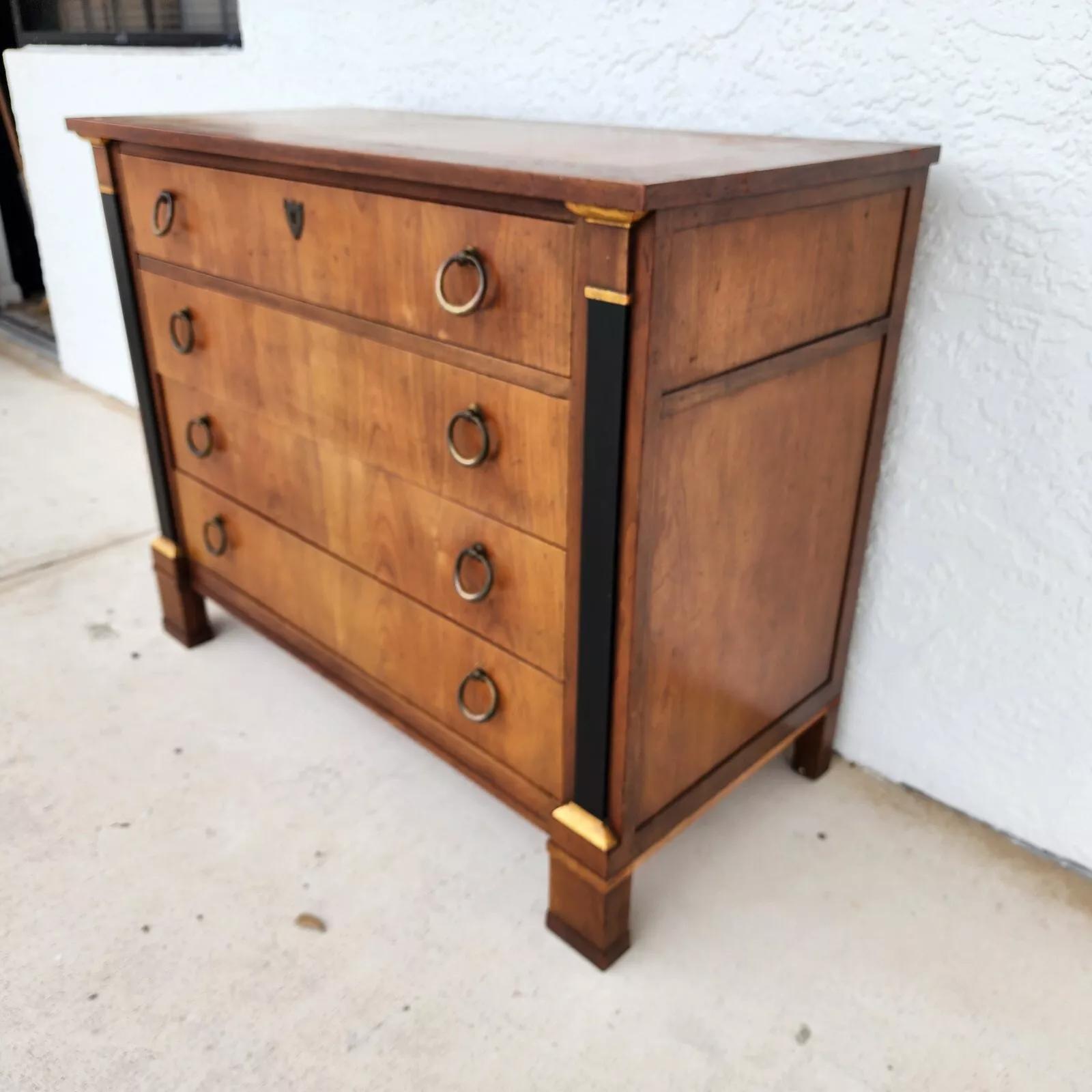 Mid-20th Century Baker Empire Chest of Drawers For Sale