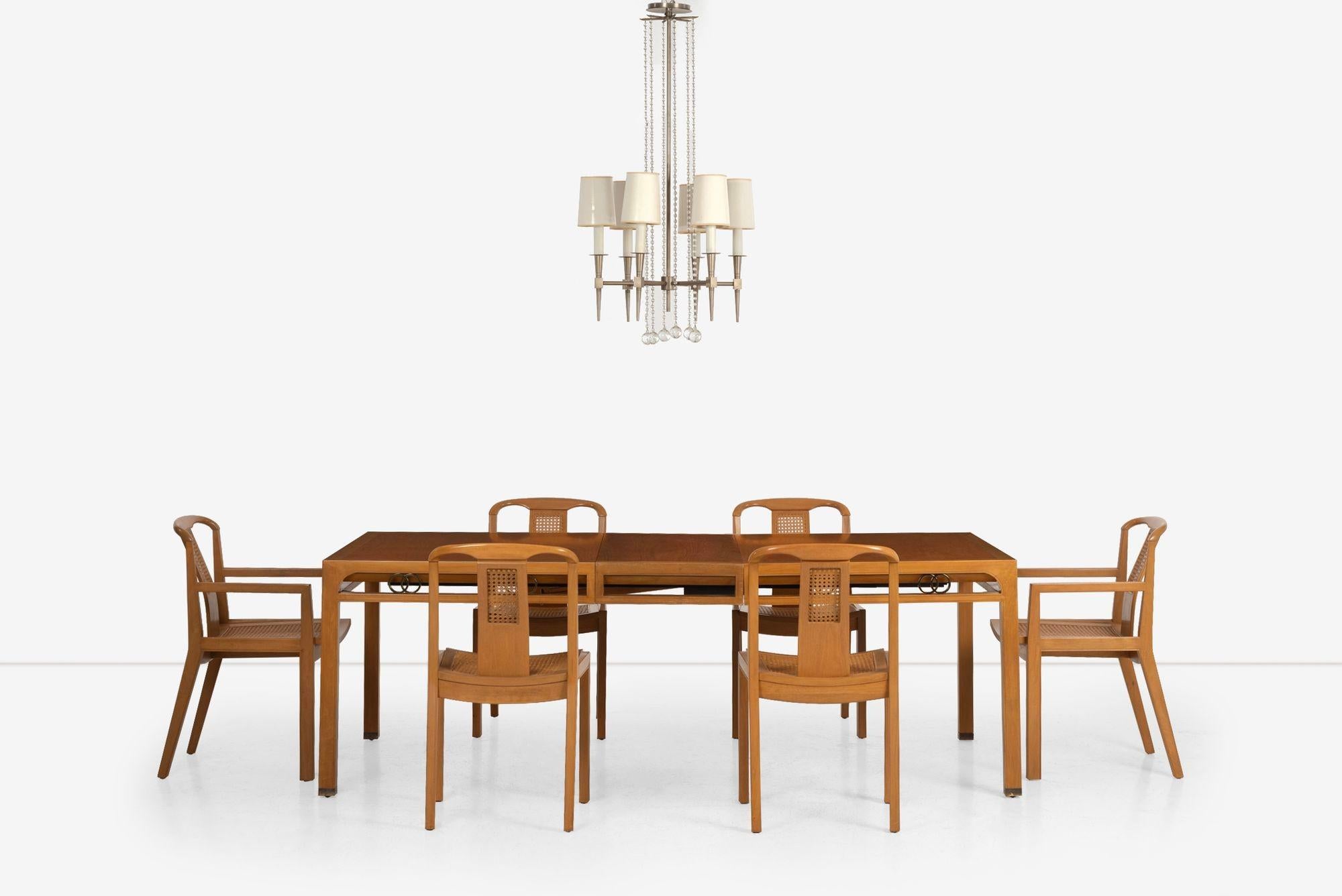 Table de salle à manger extensible Baker (1965) en vente 6