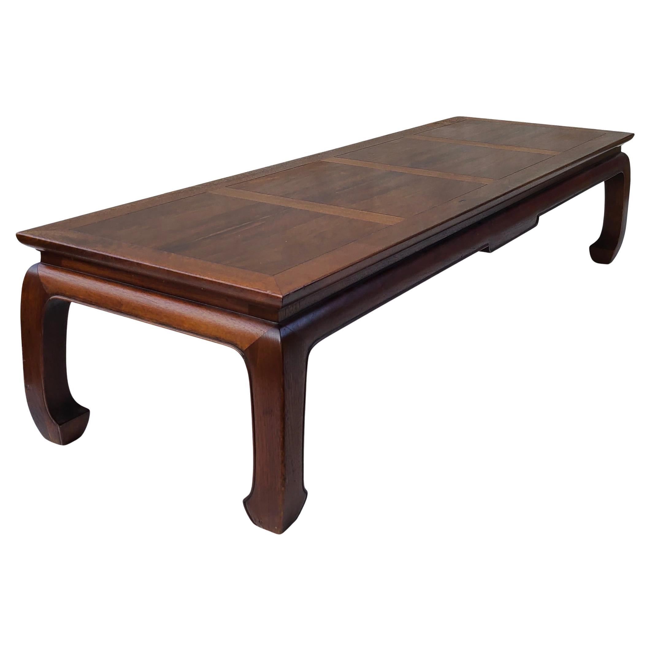 Baker Far East Coffee Table Michael Taylor Palo de rosa en venta