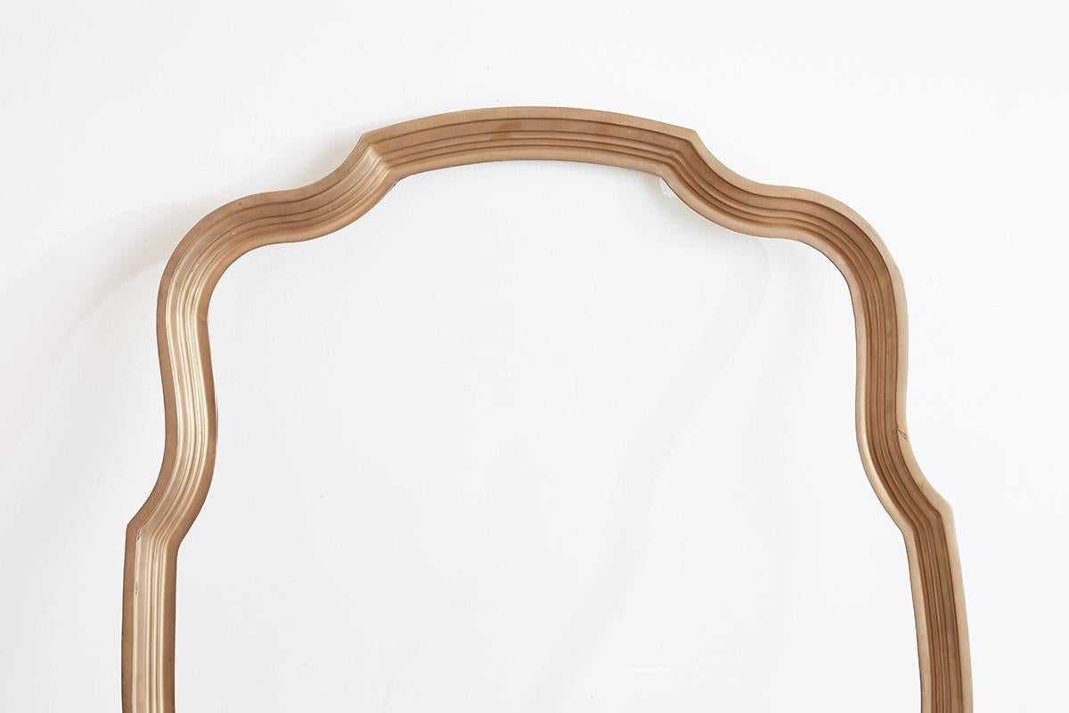 Baker Faux-Bamboo Brass Tray Coffee Table 10