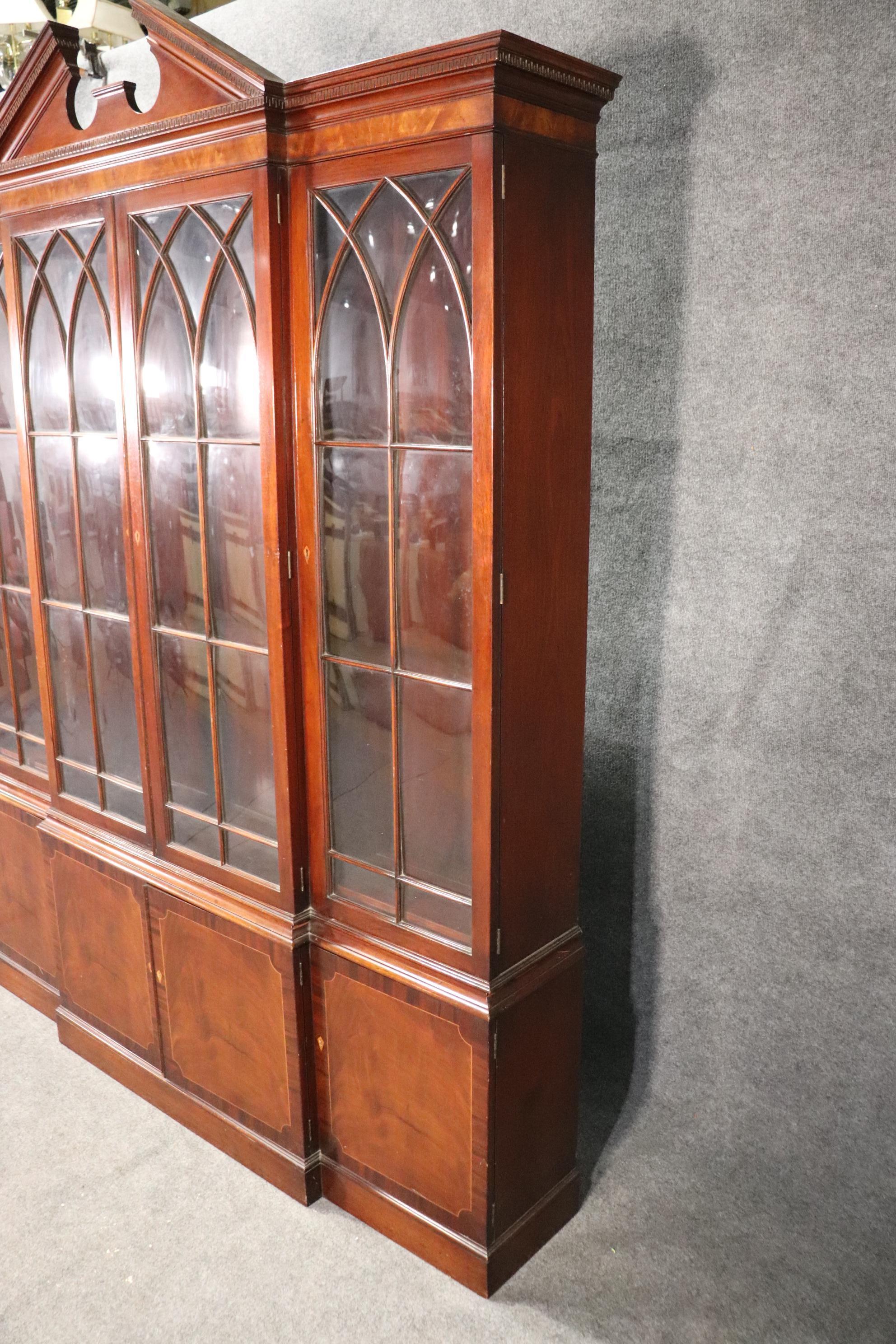 shallow china cabinet