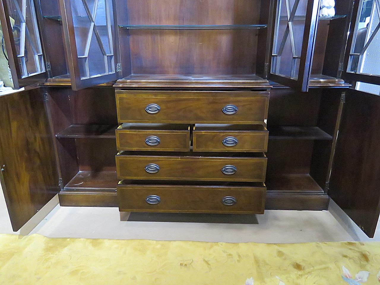 federal style china cabinet