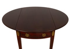 Baker Federal Style Inlaid Mahogany Pembroke Table