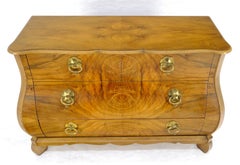Baker Firne 3 Drawer Walnut Bombay Dresser Bachelor's Chest MINT!