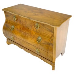 Baker Firne 3 Drawer Walnut Bombay Dresser Bachelor's Chest MINT!