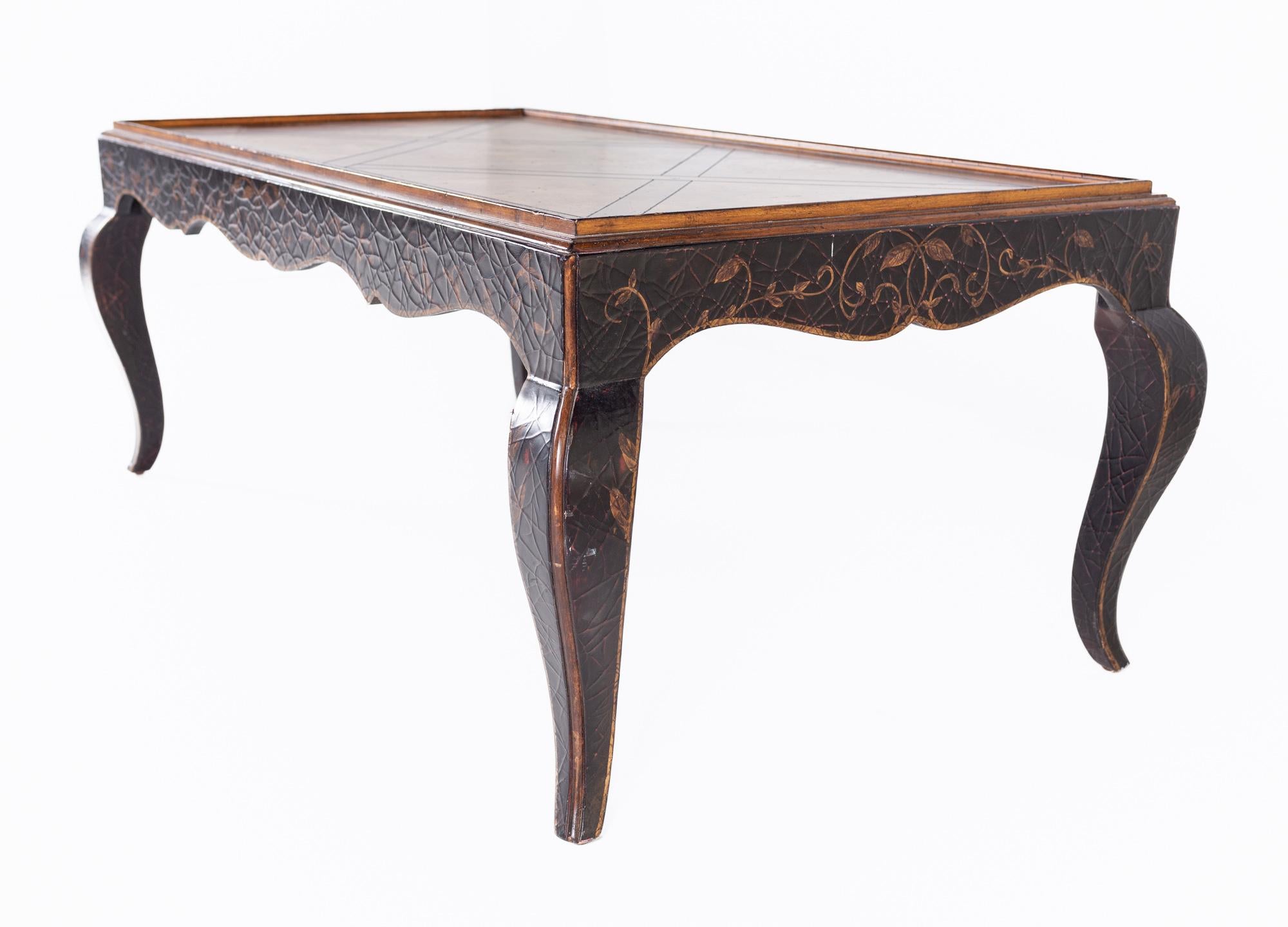 Baker for Milling Road Rococo Style Coffee Table In Good Condition For Sale In Countryside, IL