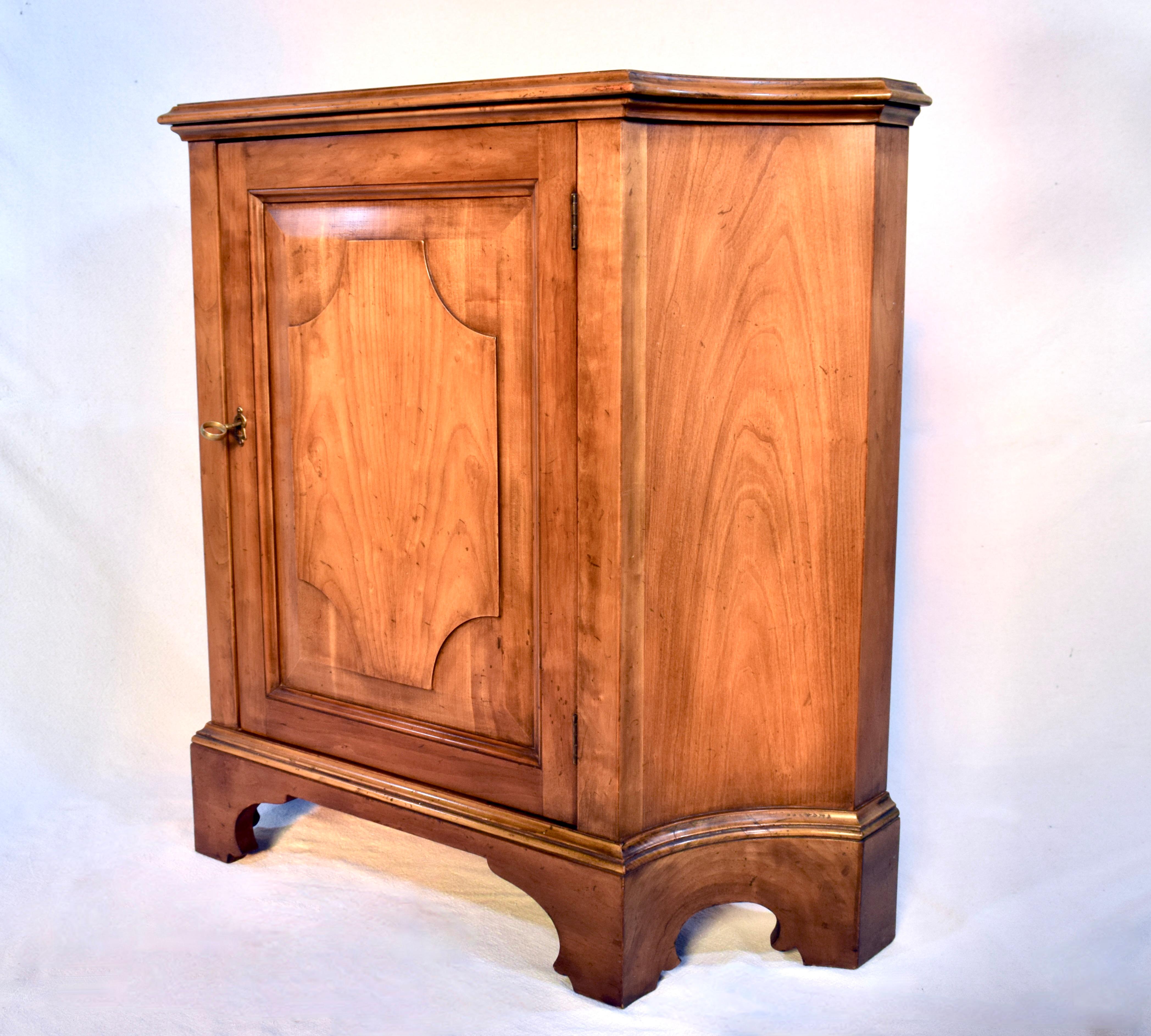 Baker French Cherry Console Commode Cabinet For Sale 4