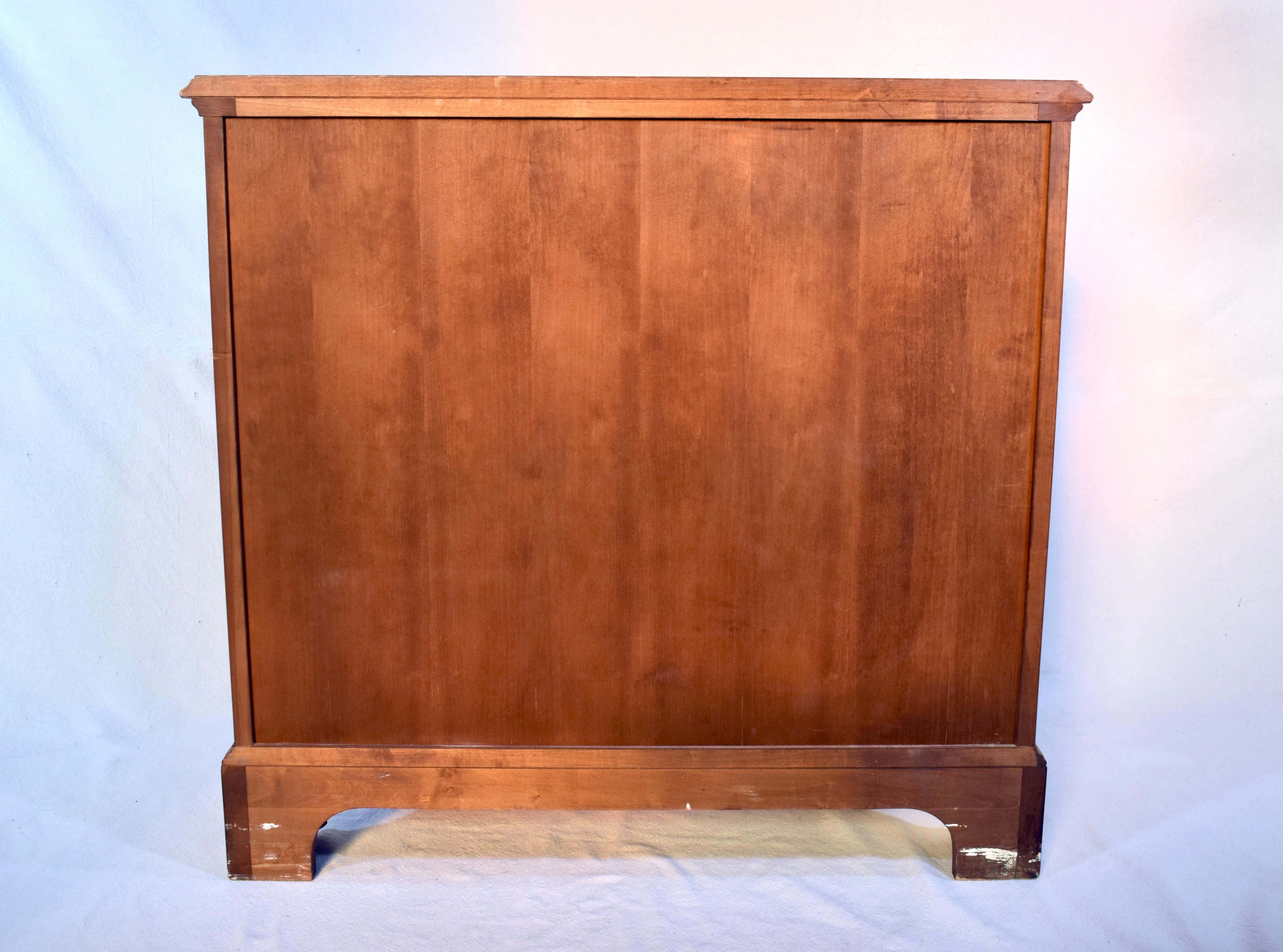 Baker French Cherry Console Commode Cabinet For Sale 5